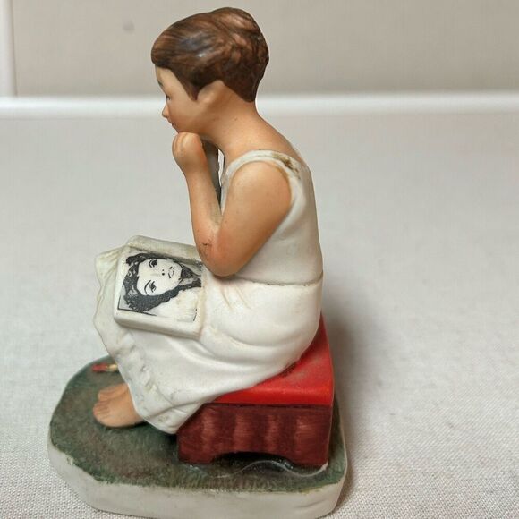 Norman Rockwell Other - Norman Rockwell NR4 The Daydreamer Figurine By Dave Grossman Designs 1973